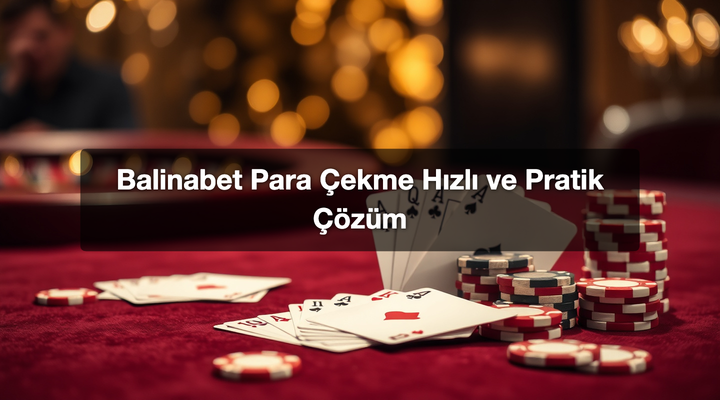 Balinabet Para Çekme Hızlı ve Pratik Çözüm